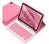 aMZCaSE for iPad Air 11 inch Case with Keyboard (M3/M2, 2025/2024), iPad Pro 11 inch Air 5th 4th Generation Case with Keyboard, Detachable Folio Cover for Pro 11 (4th/3rd/2nd/1st), (Watermelon Red)