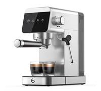 AMZCHEF Coffee Machine 20 Bar, 1350W Espresso Machine, Compact Stainless Steel Coffee Machines with LED Touch Screen, Powerful Steam Wand, Removable Water Tank, for Cappuccino, Latte