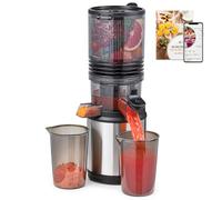 AMZCHEF Cold-Press-Juicer-Machines, 160 MM Large Feed Chute Juicers for Whole Fruit and Vegetable with 2L Capacity, Low-decibel DC Motor