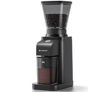 AMZCHEF Electric-Coffee-Grinder-Burr, Conical Burr Coffee Grinders with 48 Precise Grind Settings, 250g Capacity Coffee Bean Grinder for Drip, Espresso, French Press, Anti-Static, Original Black