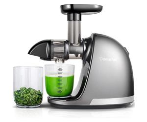 AMZCHEF Juicer Machines - Cold Press Slow Juicer - Masticating Juicer for Whole Fruits and Vegetables - Delicate Chew No Need to Filter