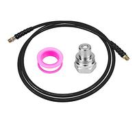 AMZCNC 6' or 10' 10000psi High Pressure Hydraulic Hose CH-604 Coupler 3/8" Thread (BLACK, 6' 10000 PSI 3/8")