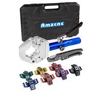 AMZCNC 71500 Hydraulic A/C Hose Crimper Hydra-Krimp Manual A/C Hose Crimper Kit Air Conditioning Repaire Handheld Hydraulic Hose Crimping Tool