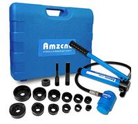 AMZCNC Hydraulic Knockout Punch Electrical Conduit Hole Cutter Set KO Tool Kit 1/2 to 2 inch (8T(1/2"-2"))