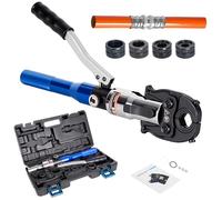 AMZCNC Professional Hydraulic Crimping Tool Set, U-Contour 16-20-25-32, for Composite Tube with U-Fittings