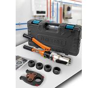 AMZCNC U-contour Crimping Pliers, Hydraulic Pressing Tool with 16-20-25-32mm Set, for Composite Pipe with Fittings, One-year Warranty