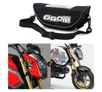 AMZCO Handlebar Front Bag for HON&DA Grom Msx125 Grom125 Grom Motorcycle Accessory Handlebar Storage Bag (Color : Logo4)