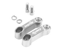AMZCO Rearview Mirror Extender For HON&DA For Monkey Z125 Motorcycle Mirrors Riser Extension Bracket(Silver)