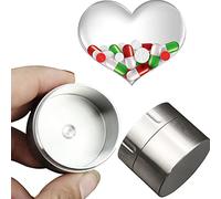 AMZCOM Titanium Pill Case, Waterproof Pill Organizer, Portable Travel Pill Box, Compact BPA Free Metal Medicine Organizer, Outdoor EDC Sealed Bottle for Pocket Purse Handbag