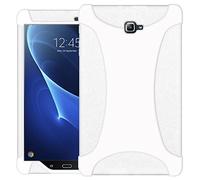 AMZER 98906 Silicone Skin Jelly Case Cover for Samsung Galaxy Tab A 10.1 inch 2016 - Solid White