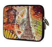 Amzer Eiffel Tower Paris Design Neoprene Soft Sleeve for Up to 7.75 inch Tablet