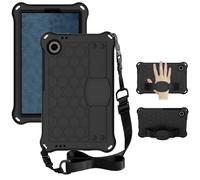 AMZER Honeycomb EVA Hybrid PC Case for Blackview Tab 60 Tablet 8.7 inch 2023 Case for Kids with Strap - Black