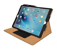 AMZER Shell Portfolio Leather Texture Case Cover for Apple iPad Pro - Black