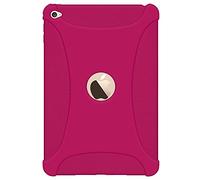 AMZER Silicone Skin Jelly Case Cover for Apple iPad Mini 4 - Hot Pink
