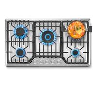Amzgachfktch 36 Inch Gas Cooktop, Stainless Steel
