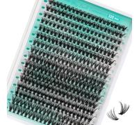 AMZGIRL LASH Individual Lashes 320Pcs 40D Soft Eyelash Extension Individual DIY Eyelash Extension Cluster Lashes for Home Application