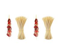 AMZGROCERY A438 200 Pcs Barbecue Sticks 8",20cm Bamboo Grill Skewers for BBQ, Kebab and Appetizer (Pack of 2)