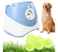 AMZGSHOP Automatic Dog Ball Launchers, Interactive Ball Thrower, Tennis Throwing Machine with 10-30 ft Throw Distance, Interactive Fetch Toy for Small & Medium Dogs, Indoor Outdoor Training