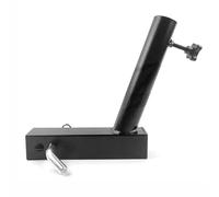 AMZGSHOP Universal Hitch Mount Wear Resist Vehicle Rear Flag Pole Mounting Bracket Multi-Purpose Iron Exterior Rear Trunk Trailer Hook Compatible with Standard 2 Inch Hitch Receiver