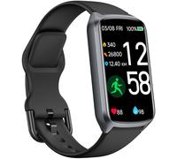 Amzhero Health Fitness Tracker with 24/7 Heart Rate, Blood Oxygen, Blood Pressure, Sleep Tracker, 5ATM Waterproof Activity Trackers with Step Tracker, Bluetooth Pedometer (S & L Bands Included)