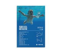 AMZKKADL Nirvana Poster Kurt Cobain Poster Nirvana Band Posters 12x18inch(30x45cm)