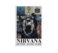 AMZKKADL Nirvana Poster Kurt Cobain Poster Nirvana Band Posters 12x18inch(30x45cm), style-1