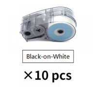 AMZMDGJK 1-10pcs Heat-Shrink Polyolefin Wire Marking Sleeves For M21-250-423 Label Cartridge Tags(10 pcs M21-250-423)