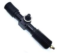 AMZMDGJK 330mm M10 Full Steel Power Steering Gear Rack Pinion Assembly Compatible With DIY Go Kart Buggy ATV UTV Bike Parts(Black)