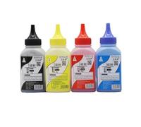 AMZMDGJK 4 PCS Compatible Toner Powder Bottle Replacement For CE310A CE320A CE410A CF210A CF350A CF380A Color Laser Printers
