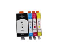 AMZMDGJK 4pcs Ink Cartridge Compatible With 934 935 934XL For Officejet Pro 6230 6830 6835 6812 6815 6820 Printers Replacement Cartridges(1Set)