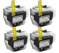 AMZMDGJK Compatible Ink Cartridge LC3219 LC3219XL LC3217 LC3217XL For Printers MFC-J5330DW J5335DW J5730DW J5930DW J6530DW J6935DW(4PCS Black)