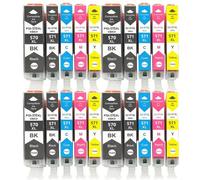 AMZMDGJK Compatible Ink Cartridge PGI 570XL CLI 571XL For Printer Models TS 5055 9055 5050 5051 5052 5053 Refill Ink For PGI 570 CLI 571(20PK)
