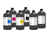 AMZMDGJK Ink 6x1000ml For Compatible L800 L805 L1800 1390 1410 1500W R1900 R2000 R3000 4880 7880 And DX5 DX7 Printheads(KCMY W W (Hard))