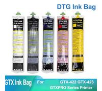 AMZMDGJK Ink Bag With One Time Chip 700ML GTX For Textile DTG White Ink Compatible With GTX422 GTX423 GTXPRO Printers(Bk)