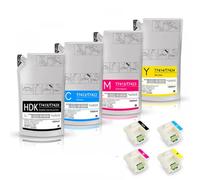 AMZMDGJK Ink Bags T741X T7414 T7411 Sublimation Ink For SureColor Printers F6000 F6070 F6200 F6270 F7000 F7200 F7270 F9300(Yellow With Chip)