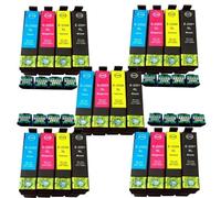 AMZMDGJK Ink Cartridge 20 PACK T220XL T2201 - T2204 XL For XP320 XP420 XP424 WF2630 WF2650 WF2660 WF2750 WF2760