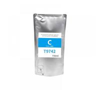 AMZMDGJK Ink Cartridge T9741 T9742 T9743 T9744 Pigment Ink For Pro Series WF-C869R WF-C869Ra WF-C869RDTWFC WF-C869RD3TWFC Printer(T9742 Cyan)