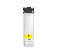 AMZMDGJK Ink Pack Compatible T10S1 T10S2 T10S3 T10S4 For WorkForce Pro WF-C5390 WF-C5890 Printer Cartridge With Chip Pigment Ink Bag(AU-T10S4 Y)
