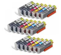 AMZMDGJK Refillable Ink Cartridge Compatible With PGI770 CLI771 PGI-770 CLI-77 For Printers Like MG5770 MG6870 MG7770 TS5070 TS6070 TS8070(3Set 6Color)