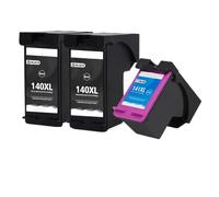 AMZMDGJK Replacement Ink Cartridge Compatible With 140XL 141XL For Printers 5363 D4263 6413 J5783 C4283 C4343 C5283 D5363(2BK1C)