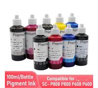 AMZMDGJK Universal Pigment Ink 100ML For Compatible Printers P600 P800 P808 P608 Stylus Pro 3800 3880 9 Color Refill Ink