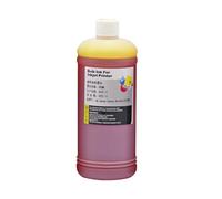 AMZMDGJK Universal Refill Dye Ink 500ML For Inkjet Printers Compatible With Various Models Continuous Ink Supply System(Yellow)