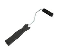 AMZOAKUD Fiberglass Laminating Bubble Roller Hand Tool 22x75mm Diameter - Ergonomic Wooden Handle Durable Faux Efficient Resin Coating for Fiberglass