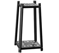 AMZOAKUD Floor-standing Billiard Cue Rack with 8 Holes Durable Iron Storage Stand for Bar Club Office and Gym Use