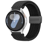 Amzpas 20 mm Nylon Bracelet Compatible with Samsung Galaxy Watch 7/6/5/4/FE 40 mm 44 mm/Galaxy 6 Classic/5 Pro/4 Classic Women Men, Magnetic Closure Bracelets, Elastic Braided Watch Strap