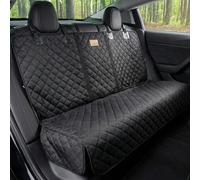 AMZPET Dog Car Seat Cover (Universal: 133cm) - Waterproof, Non-slip & Scratch-Proof - Not Isofix Compatible