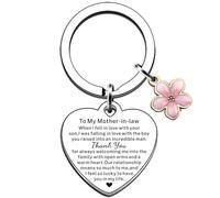 AMZQ Mother in Law Gifts Keyring Mother in Law Birthday Christmas Mother's Day Gifts