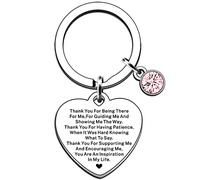 AMZQ Thank You Gifts for Women Thank You Keyring for Teacher Mentor Coach Boss Mum Dad