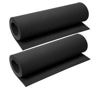 AMZQNART 5mm EVA Foam Sheets Roll for Craft Black Cosplay Foam 16x59in 2pcs | 90kg/m3 High Density, High stability, Craft Armor and Weapons, Halloween Costumes, Anime Exhibitions, Hobby Meetups