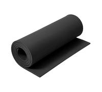 AMZQNART 8mm EVA Foam Sheets Rolls for Crafts Black Cosplay Foam 16x59in | 90kg/m3 High Density, High stability, Craft Armor and Weapons, Halloween Costumes, Anime Exhibitions, Hobby Meetups
